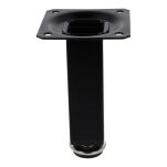 Noga meblowa kwadrat 25x25mm regulowana H100mm czarna - 2