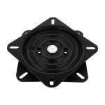 Obrotnica meblowa stalowa 160x160mm 90st z mechanizmem zwrotnym czarna - 2