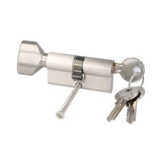 Wkładka patent gałka 62mm (26+10+26mm) stal szczotkowana