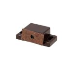 Zatrzask magnetyczny 4kg brązowy z płytką - 2