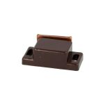 Zatrzask magnetyczny 4kg brązowy z płytką - 5