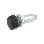 Stopka meblowa PIK z mufą M6x22mm/fi12m/czarna - 2