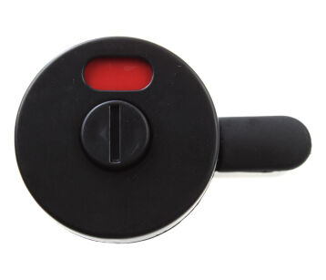 Zamek kabiny toaletowej WC SISO 10-18mm PCV czarny