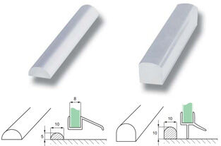 Profile progowe do kabin prysznicowych